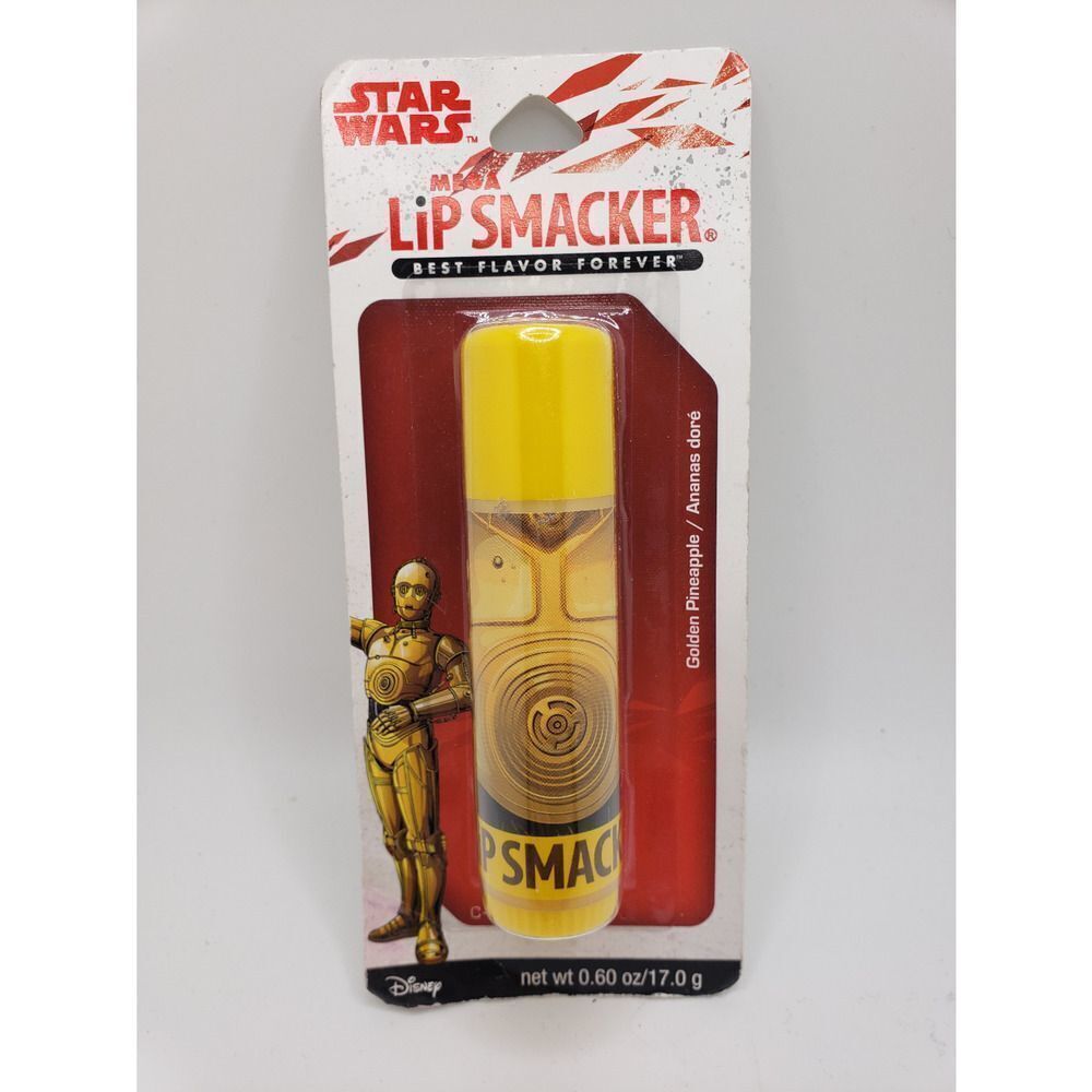 STAR wars C-3PO golden pineapple lip smacker